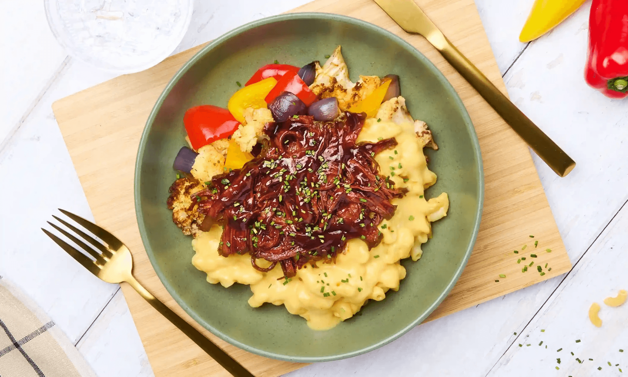 Prep Kitchen BBQ Beef Mac n Cheese